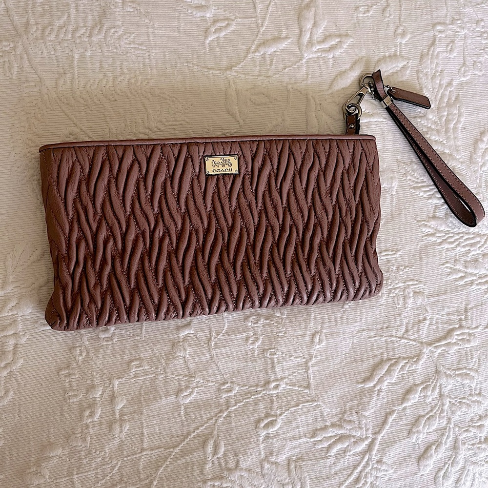 Coach wristlet/ clutch